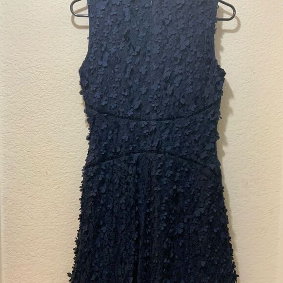T Tahari Navy Blue Dress - Nordstrom size 4 - Picture 5 of 9